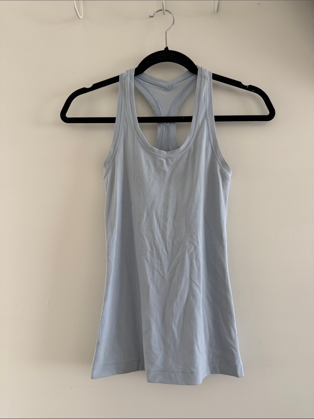 lululemon athletica Light Blue Racerback Tank Top